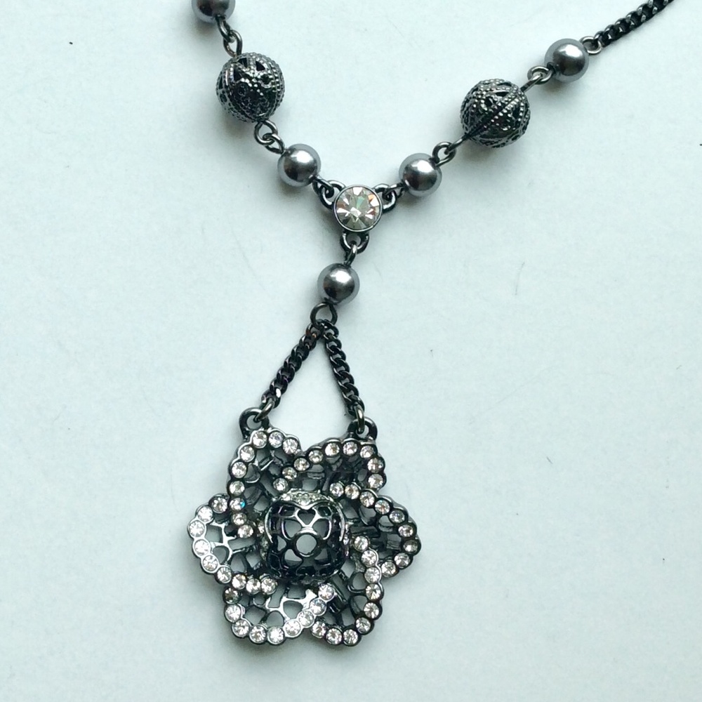 Givenchy Flower Pendant Necklace